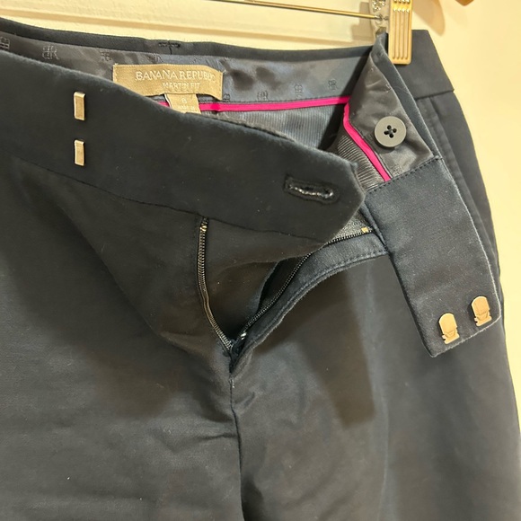 Banana Republic Navy Straight Leg Women’s Pants Martin Fit - Picture 7 of 11